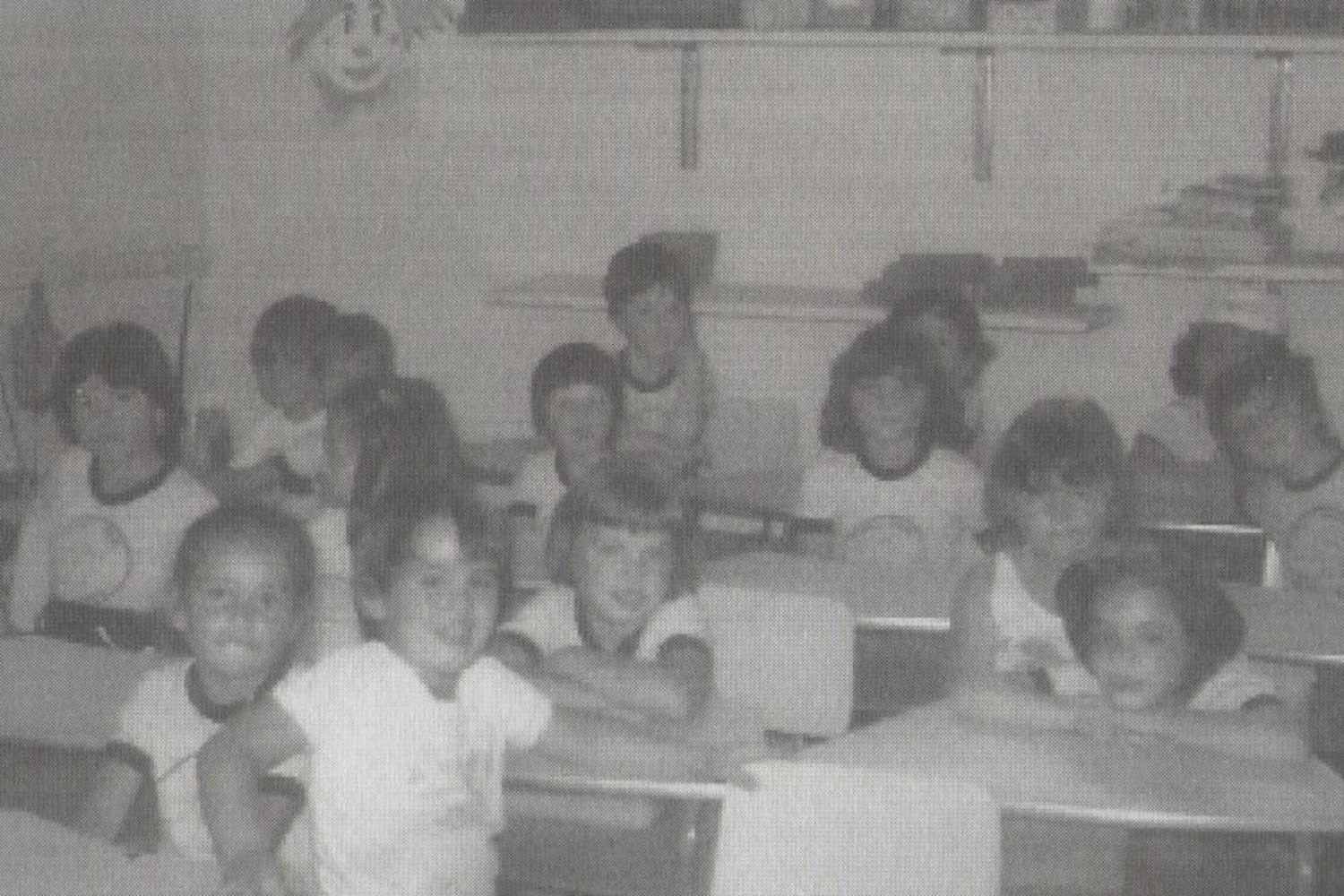 Escola Jardim Santa Rita de Cássia em 1983, mantida pela igreja.